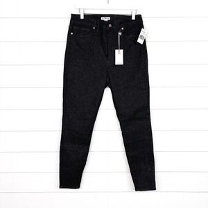 NWT Good American Good Legs Denethic Black Denim Jeans 14 16 18 Stretch New